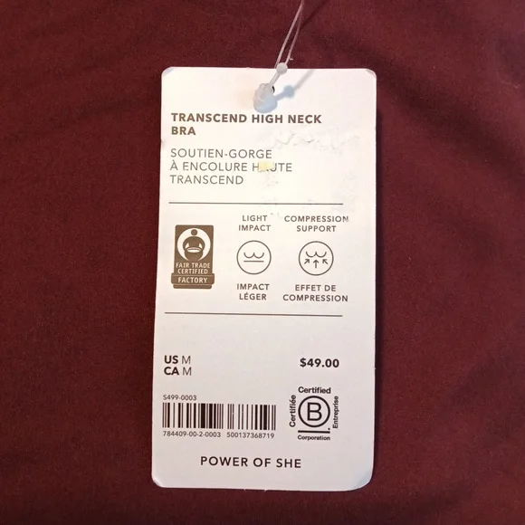 Athleta Transcend High Neck Bra - Picture 4 of 4